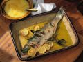 Loup de mer mit zitroniger Soße Rezept