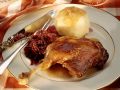Martinsgans mit Rotkraut und Kartoffelkloß Rezept