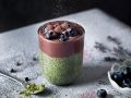 Matcha-Chia-Pudding mit Schokoladencreme Rezept