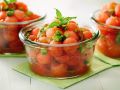 Melonensalat mit Pistazien Rezept