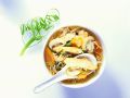 Mie-Nudelsuppe mit Hähnchen Rezept