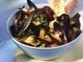 Miesmuscheln mit Speck Rezept