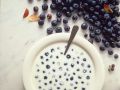 Milch mit Heidelbeeren Rezept