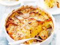 Mirabellen-Gratin mit Birnen und Rosinen Rezept