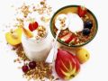 Müsli mit Naturjoghurt und frischen Früchten Rezept