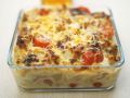 Nudel-Fenchel-Gratin mit Tomaten Rezept