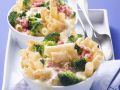 Nudelauflauf mit Brokkoli und Schinkenwürfel Rezept