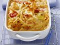 Nudelauflauf mit Weißkohl und Schinken Rezept