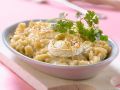 Nudelgratin mit Ziegenrolle Rezept