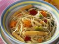 Nudeln mit Gemüse und Mini-Mais Rezept