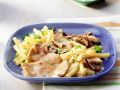 Nudeln mit Geschnetzeltem und Pilzen Rezept