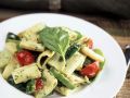 Nudeln mit Pesto und Gemüse Rezept