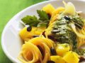 Nudeln mit Pesto und Kürbis Rezept