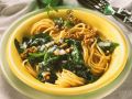 Nudeln mit Spinat und Sahnesauce Rezept