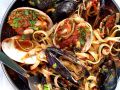 Nudeln mit Tomaten-Muschelsauce Rezept