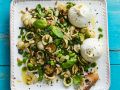 Nudelsalat mit Erbsen und Burrata Rezept