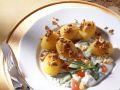 Nuss-Kartoffeln mit Joghurtsauce Rezept