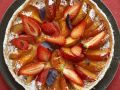 Obsttarte mit Pfirsich, Aprikose und Erdbeeren Rezept