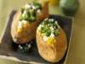 Ofenkartoffeln mit Schafskäse-Brokkoli-Füllung Rezept