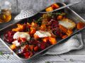 Ofenwurzelgemüse mit Ziegenkäse Rezept