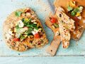 Oliven-Focaccia mit Grillgemüse Rezept
