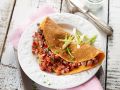 Omelett mit Hackfleisch-Paprikafüllung Rezept