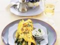 Omelett mit Kräutern und Spargel Rezept