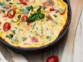 Omelette mit Zucchini Rezept