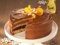 Orangen-Glühwein-Torte mit Zimt-Kirschen Rezept