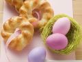 Osternester aus Quark-Öl-Teig Rezept