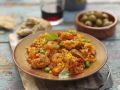 Paella mit Hähnchen und Garnelen Rezept