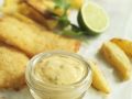 Panierter Fisch mit Limetten-Koriander-Aioli Rezept