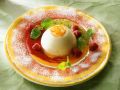 Panna cotta mit Orangen-Himbeer-Sauce Rezept