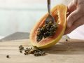 Papaya-Grieß-Brei Zubereitung Schritt 3 Papaya-Grieß-Brei Zubereitung Schritt 3