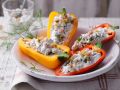 Paprika mit Hüttenkäse Rezept