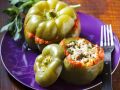 Paprika mit Reis gefüllt auf ungarische Art Rezept