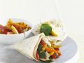 Paprika-Wraps mit Hühnchen Rezept