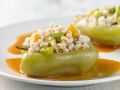 Paprikaschoten mit Füllung aus Gerstengraupen Rezept