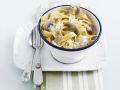Pasta mit Champignon-Sahne-Soße Rezept