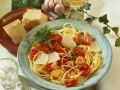Pasta mit Cherrytomaten, Knoblauch und Parmesan Rezept