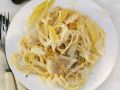Pasta mit Chicorée und Fisch Rezept