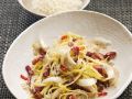 Pasta mit Chili, Speck und Chicorée Rezept