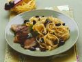 Pasta mit Entenbrust und schwarzen Oliven Rezept