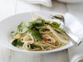 Pasta mit frischem Spinat Rezept