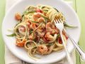 Pasta mit Garnelen und Bärlauchsoße Rezept