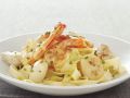 Pasta mit Garnelen und Jakobsmuscheln Rezept