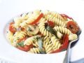 Pasta mit Pilzen und Tomaten Rezept
