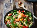 Pasta mit Shrimps und Rucola Rezept