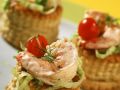 Pastetchen mit Shrimpscocktail Rezept
