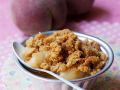 Pfirsich-Crumble vegan Rezept